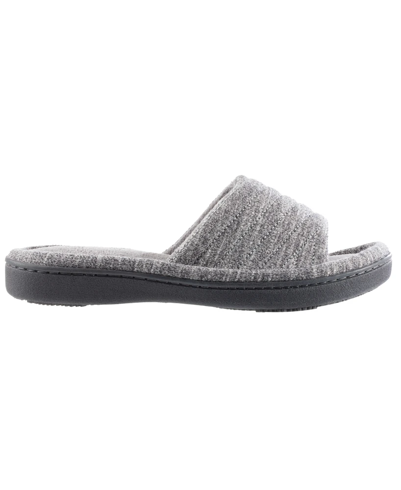 Isotoner Women's Space Knit Andrea Slide Slipper, Online Only
