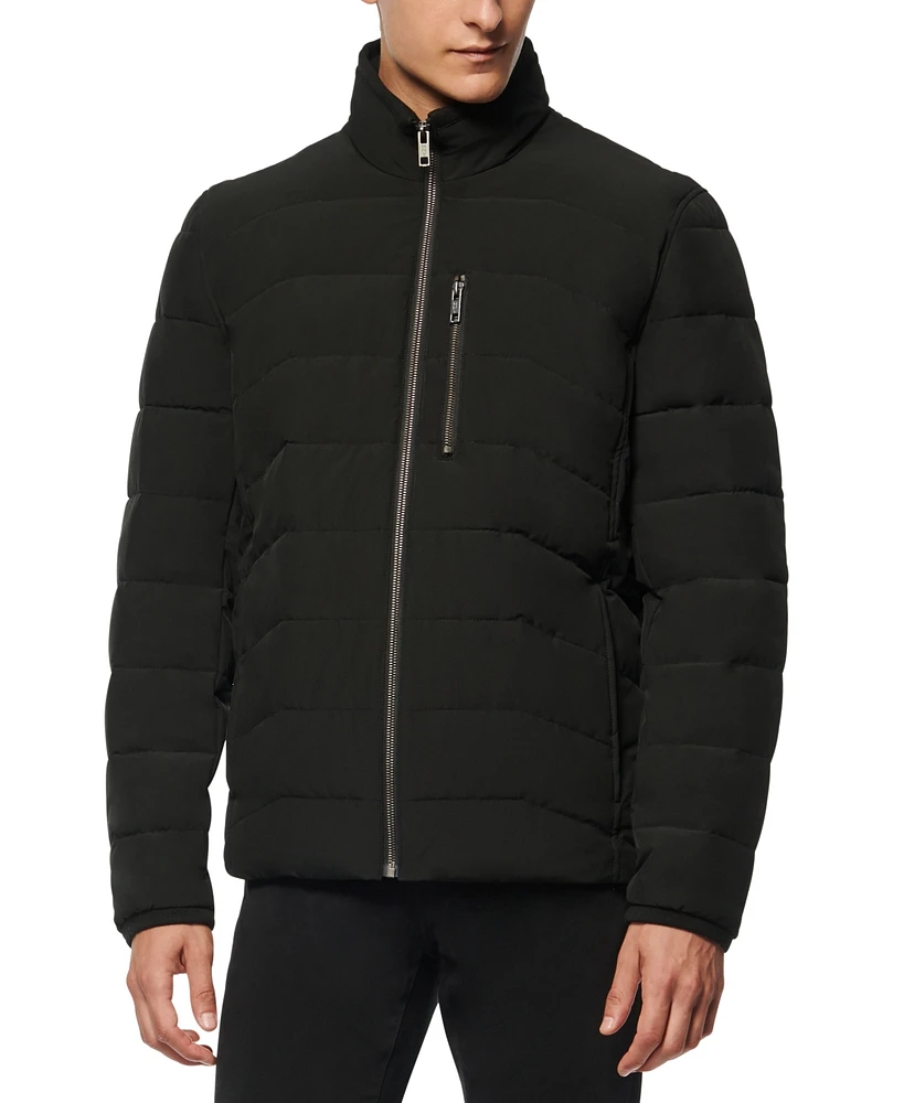 Marc New York Men's Carlisle Stretch Packable Moto Jacket