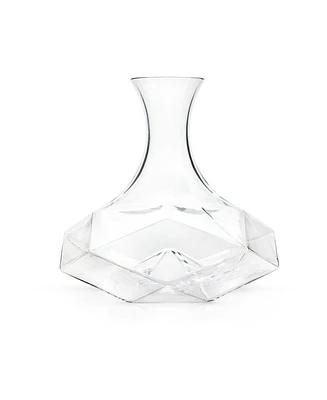 Viski Raye Faceted Wine Decanter, 64 Oz