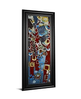 Classy Art Cut Paper Trees I by Erin McGee Ferrell Framed Print Wall Art, 18" x 42"