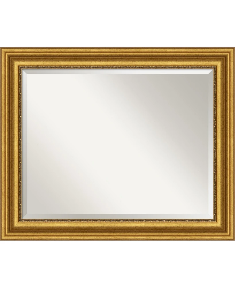 Amanti Art Parlor Gold-tone Framed Bathroom Vanity Wall Mirror, 33.62" x 27.62"