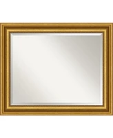 Amanti Art Parlor Gold-tone Framed Bathroom Vanity Wall Mirror, 33.62" x 27.62"
