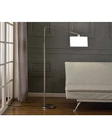 Artiva Usa 'The 80-Degrees' 64" Medium Arch Telescope Reach Floor Lamp with Shade