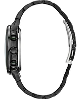 Citizen Eco-Drive Men's Satellite Wave Gps Black-Tone Stainless Steel Bracelet Watch 44mm