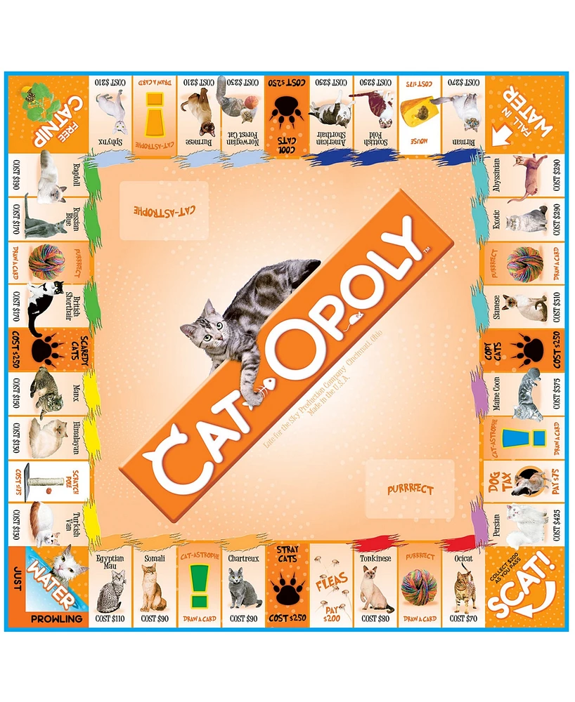 Late for the Sky Cat-Opoly Game