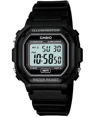 Casio Men's Digital Black Resin Strap Watch 42.4mm