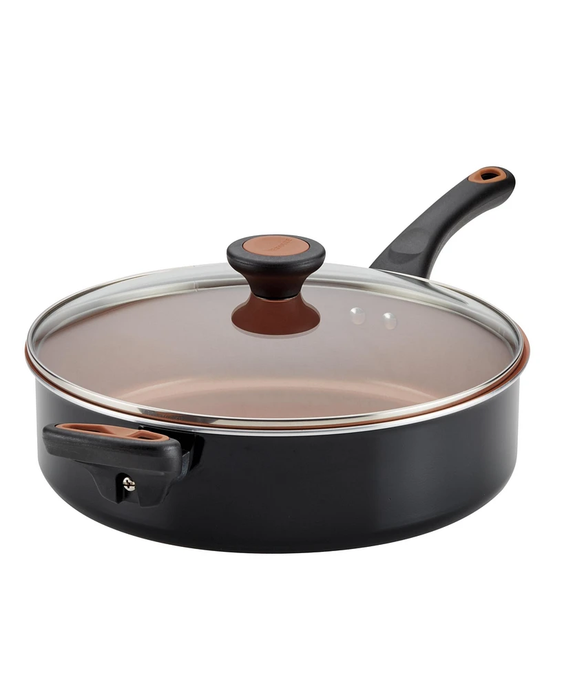 Farberware Glide Copper Ceramic 4 Qt. Covered Saute