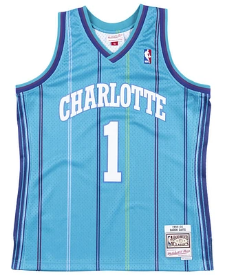 Mitchell & Ness Men's Baron Davis Charlotte Hornets Hardwood Classic Swingman Jersey