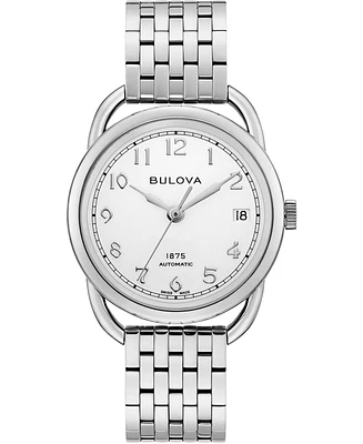Limited Edition Bulova Women's Swiss Automatic Joseph Bulova Stainless Steel Bracelet Watch 34.5mm