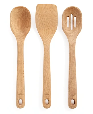 Oxo 3 Piece Wooden Kitchen Utensils Set