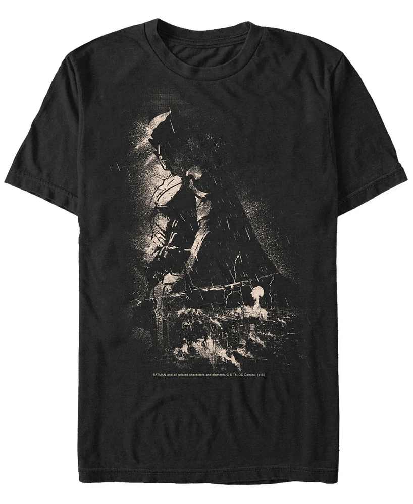 Fifth Sun Dc Men's Batman Stormy Shadows Short Sleeve T-Shirt