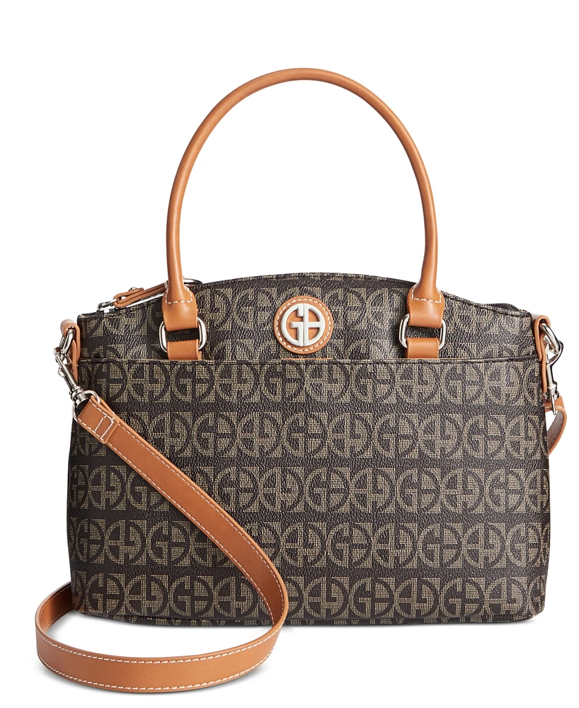 Giani Bernini Block Signature Mini Satchel, Exclusivey at Macy's