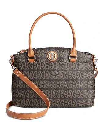 Giani Bernini Block Signature Mini Satchel, Exclusivey at Macy's