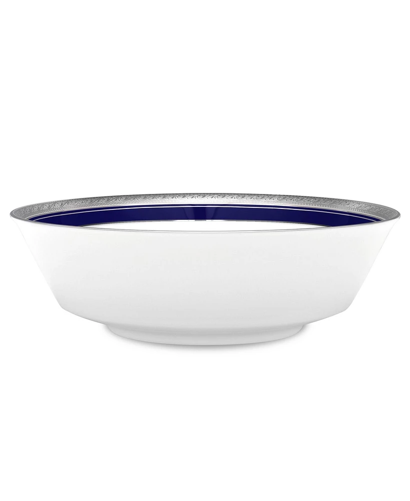 Noritake Crestwood Cobalt Platinum Round Vegetable Bowl
