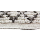 Closeout! Bashian Natural Wool M133 Ivory 3'6" x 5'6" Area Rug