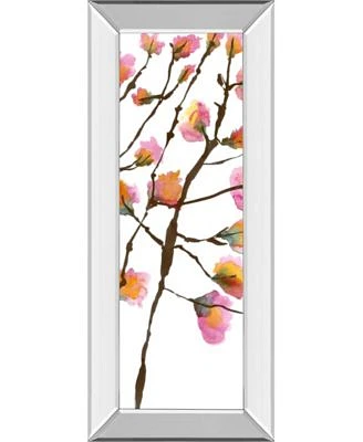 Classy Art Inky Blossoms By Deborah Velasquez Mirror Framed Print Wall Art Collection