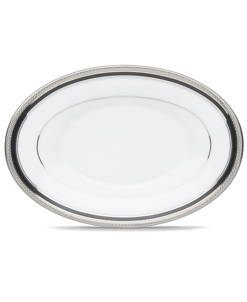 Noritake Dinnerware, Austin Platinum Butter Tray