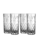 Belleek Pottery Renmore Hi-Ball Glasses, Set of 4
