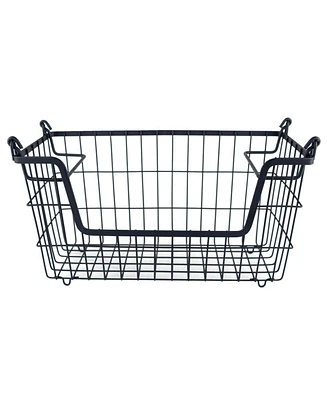 Design Imports Metal Basket Rectangle Small