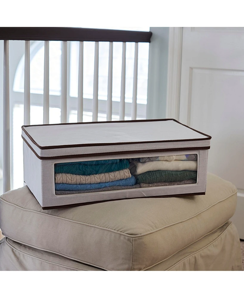 Household Essentials Large Canvas Storage Box