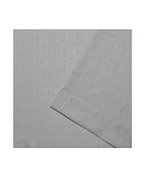 Exclusive Home Curtains Loha Linen Braided Tab Top Curtain Panel Pair, 54" x 63"
