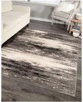 Closeout! Orian Illusions Devonridge Charcoal 5'3" x 7'6" Area Rug