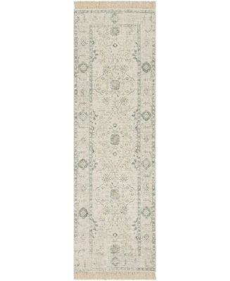 Livabliss Zainab Zai-2308 Sage 2'6" x 8' Runner Area Rug