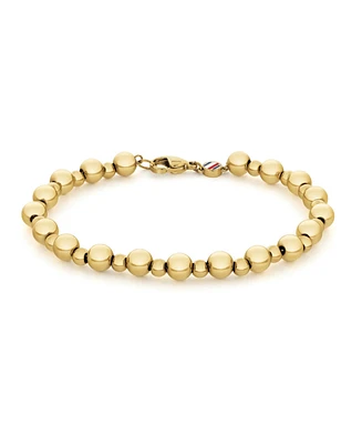 Tommy Hilfiger Women's Gold-Tone Bead Chain Bracelet