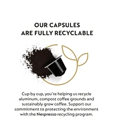 Nespresso Capsules OriginalLine, Ristretto Decaffeinato, Dark Roast Espresso Coffee, 50-Count Espresso Pods
