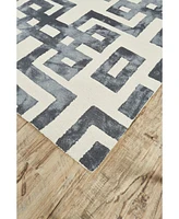Feizy Lorrain R8568 Slate 5' x 8' Area Rug