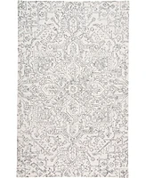 Feizy Belfort R8778 Ivory 5' x 8' Area Rug