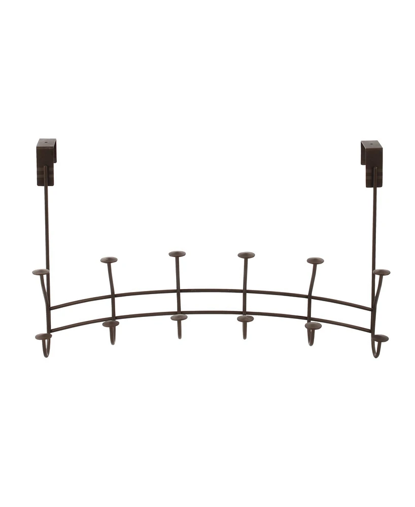 Spectrum Windsor Over The Door 6-Double Hook Rack