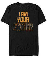 Fifth Sun Men's Star Wars Vader I Am Your Father Silhouette Short Sleeve T-shirt