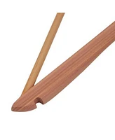 Cedar Garment Thin Hangers, Set of 12