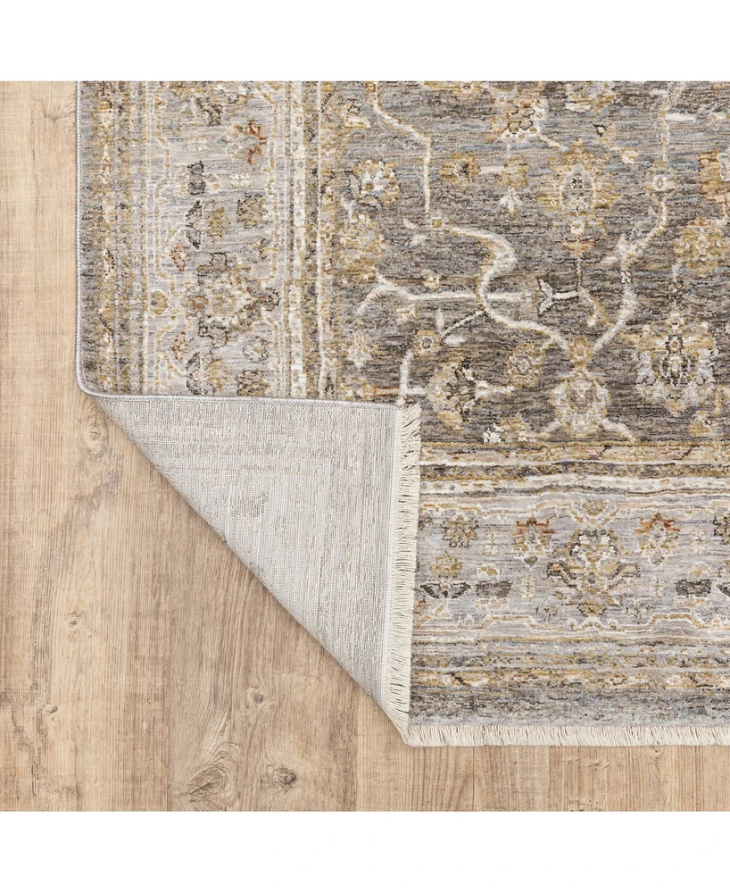 Oriental Weavers Maharaja 40M Beige and Gray 5'3" x 7'6" Area Rug
