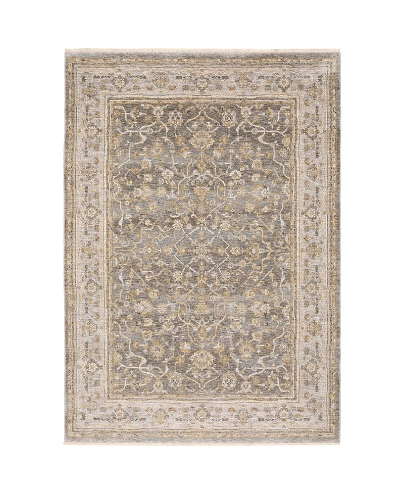 Oriental Weavers Maharaja 40M Beige and Gray 7'10" x 10'10" Area Rug