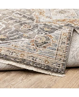 Oriental Weavers Maharaja 1803X Gray and Blue 5'3" x 7'6" Area Rug