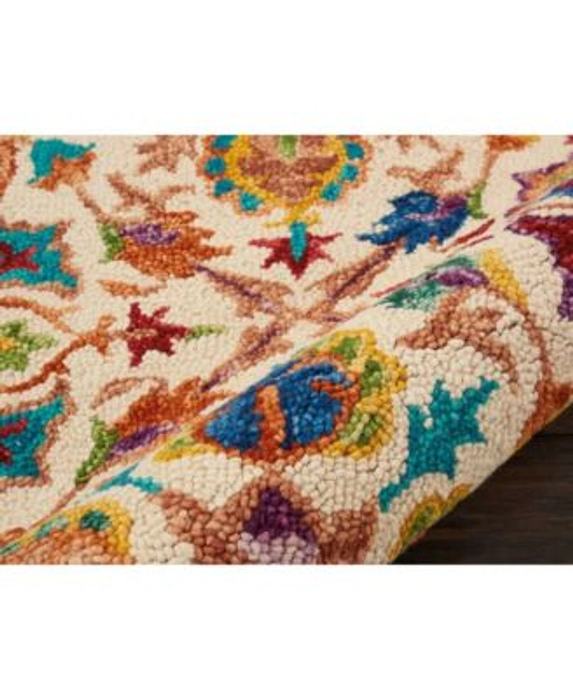 Nourison Home Vivid Viv08 Ivory Rug