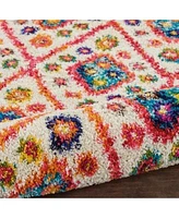 Closeout Nourison Home Nomad Nmd03 Ivory Pink Rug