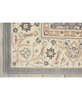 Nourison Home Persian Empire PE26 Silver 5'3" x 7'5" Area Rug