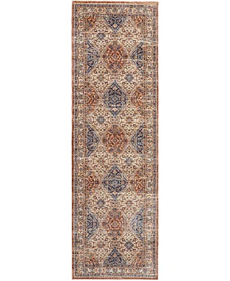 Closeout! Nourison Home Lagos LAG04 Blue 5' Round Rug