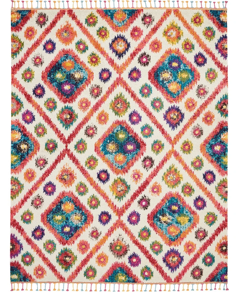 Closeout! Nourison Home Nomad NMD05 Navy 7'10" x 10'6" Area Rug