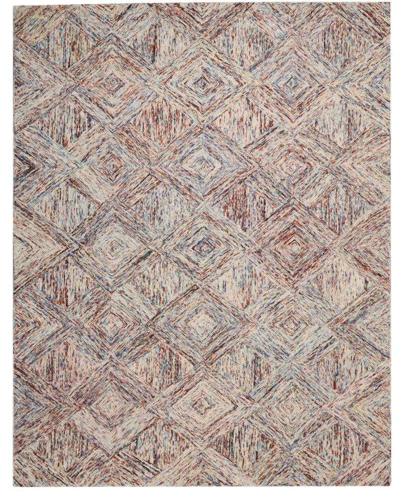 Nourison Home Interlock LNK01 Multi 8' x 10'6" Area Rug