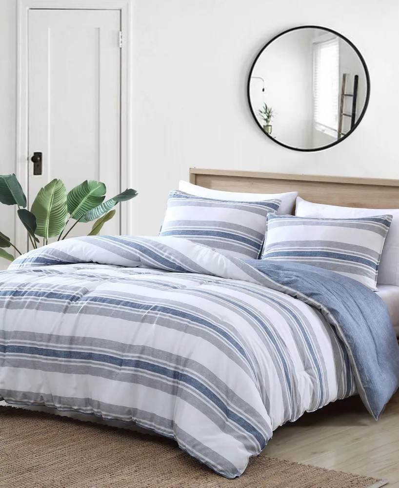 Nautica Bay Shore Reversible 3-Pc. Comforter Set