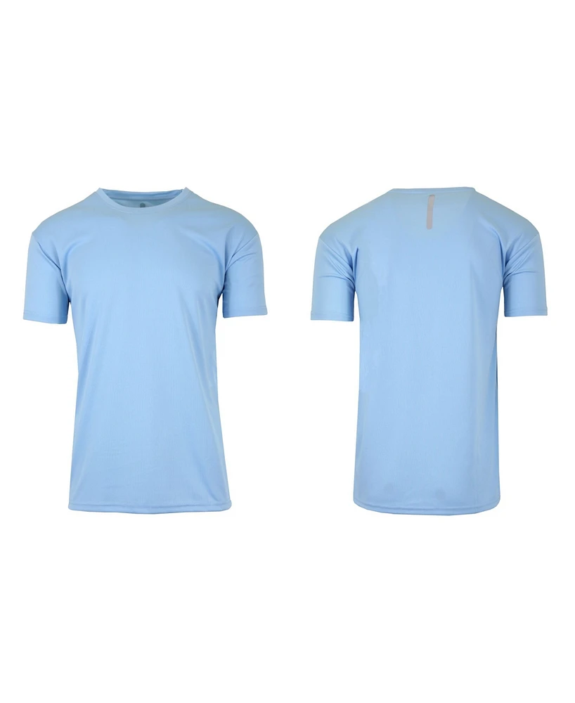 Galaxy By Harvic Men's Short Sleeve Moisture-Wicking Quick Dry Performance Tee