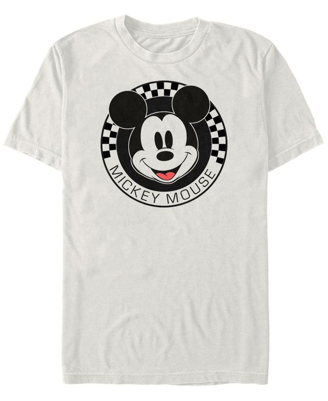 Fifth Sun Men's Mickey Checkered Short Sleeve T-Shirt