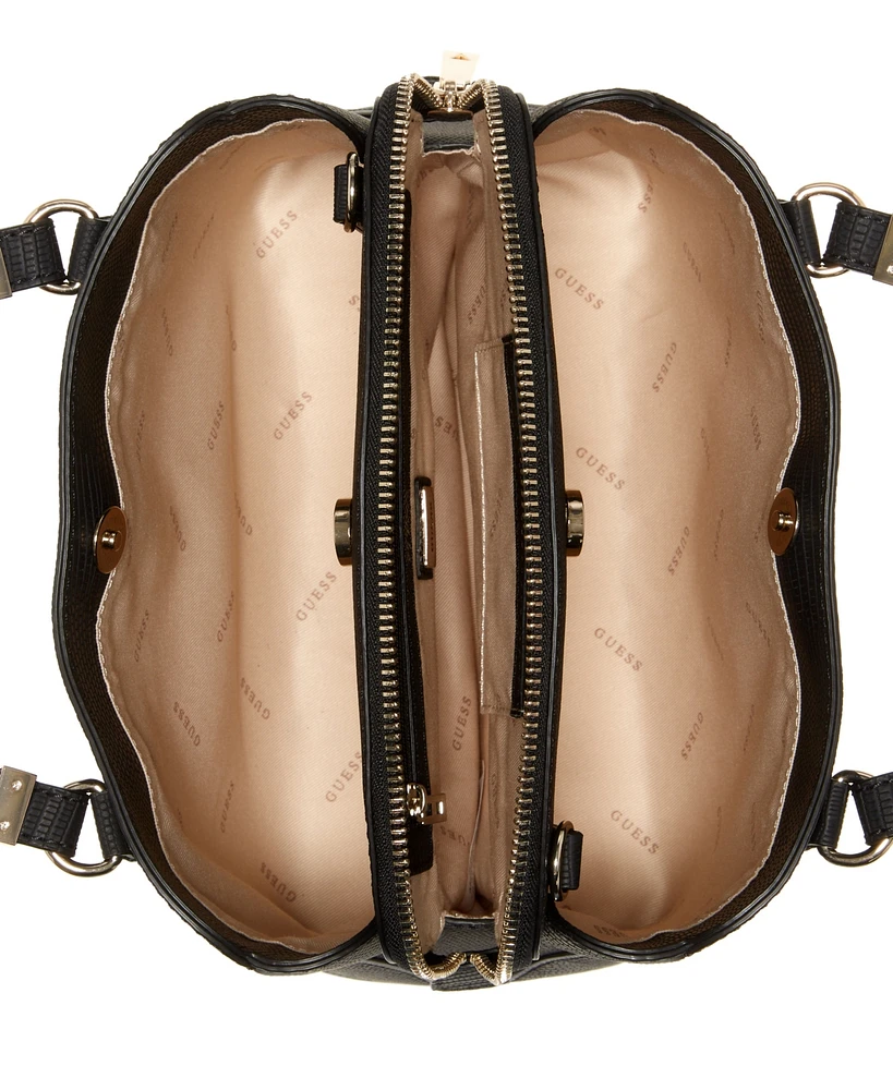 Guess Lyndi Small Triple Compartment Girlfriend Satchel