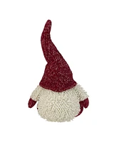 Northlight Chubby Smiling Gnome Plush Table top Christmas Figure