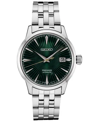 Seiko Men's Automatic Presage Stainless Steel Bracelet Watch 40mm