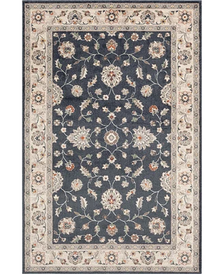 Closeout! Portland Textiles Cassandra Maneli Blue 5' x 7'3" Area Rug